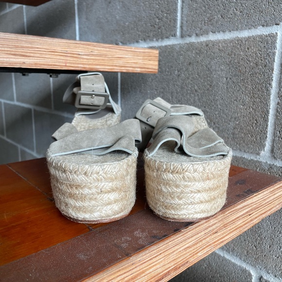 Celine Espadrille Wedge Sandals - Picture 3 of 9